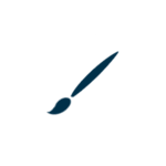 Unleash your imagination and spark creativity with every page you color. Paintbrush icon symbolizing how coloring sparks creativity.