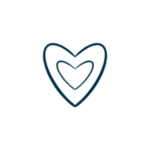 Express your emotions and find inner peace with the simple act of coloring. Heart icon showing emotional expression through coloring.